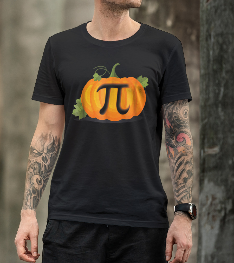 Pumpkin Pi Halloween Humor T-Shirt