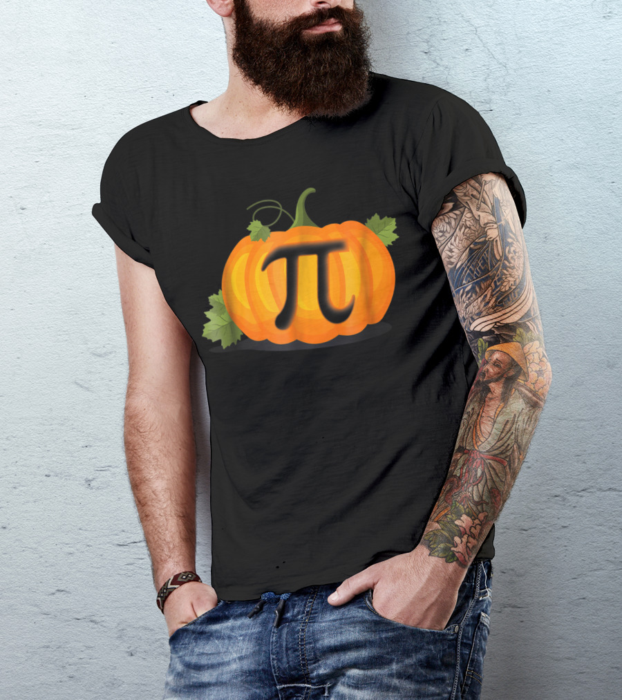 Pumpkin Pi Halloween Humor T-Shirt