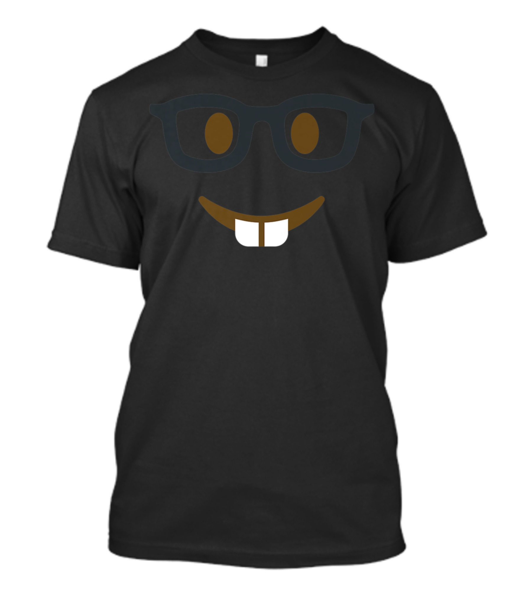 Geek Emoji Glasses Halloween Costume Nerd Smile Emoji Group T-Shirt