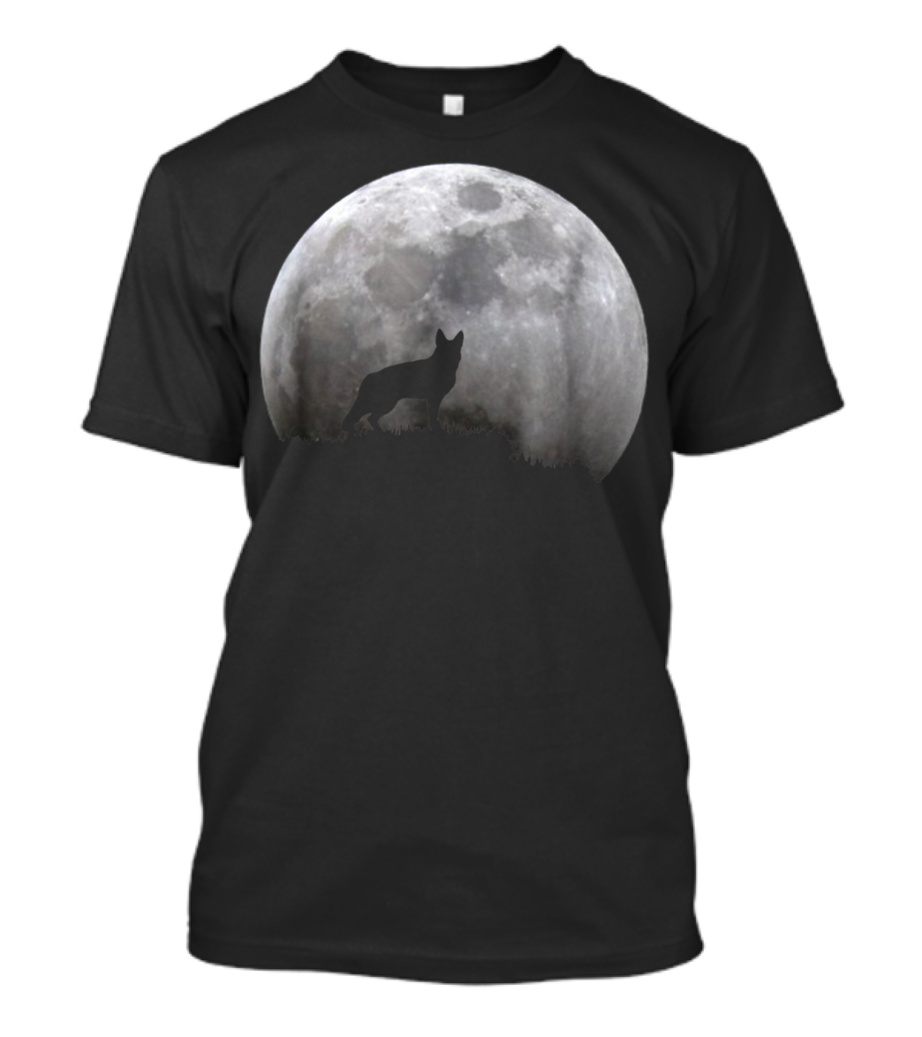 German Shepherd Moon T-Shirt