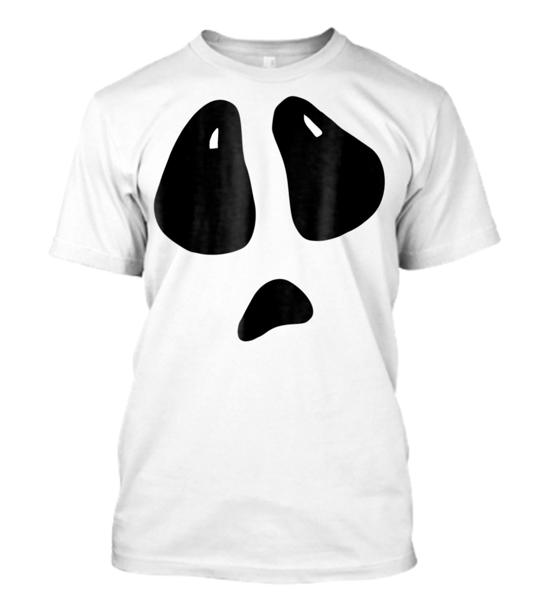 Ghos Halloween Cute Ghost Face T-Shirt