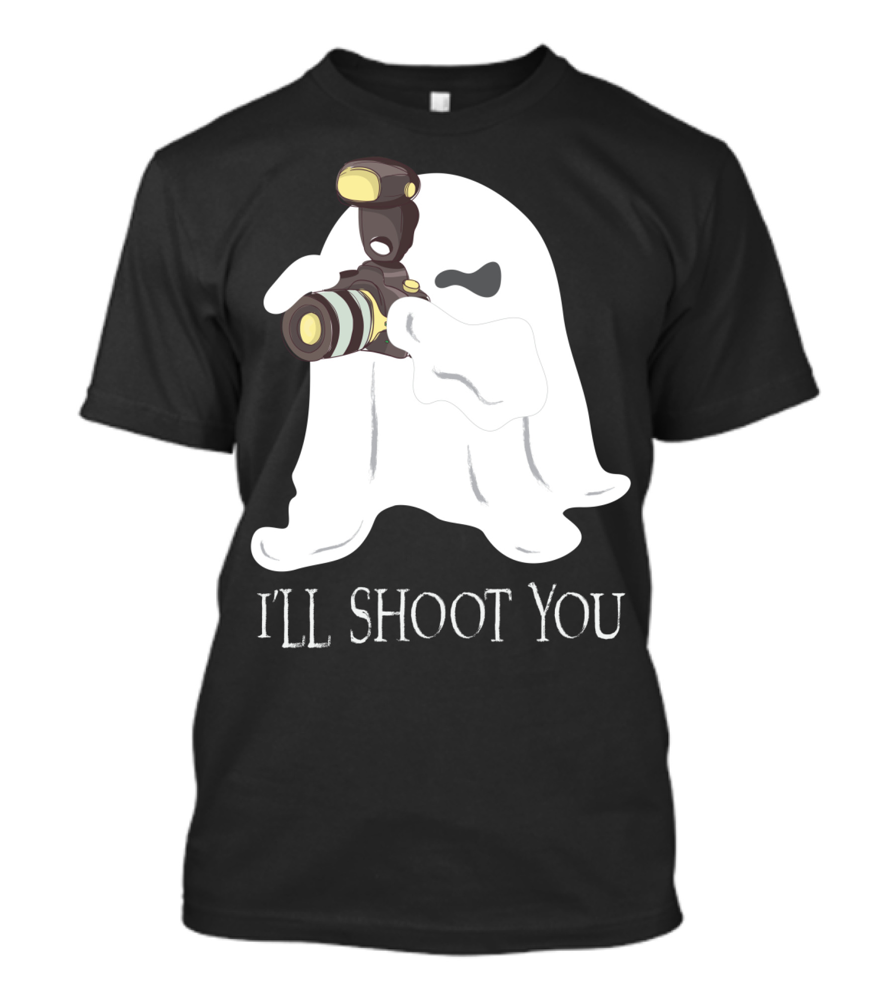 I'll Shoot You Ghost Photographer Halloween T-Shirt