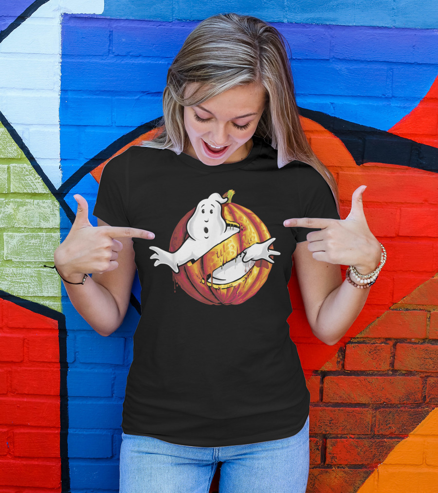 Ghostbusters Pumpkin Halloween T-Shirt