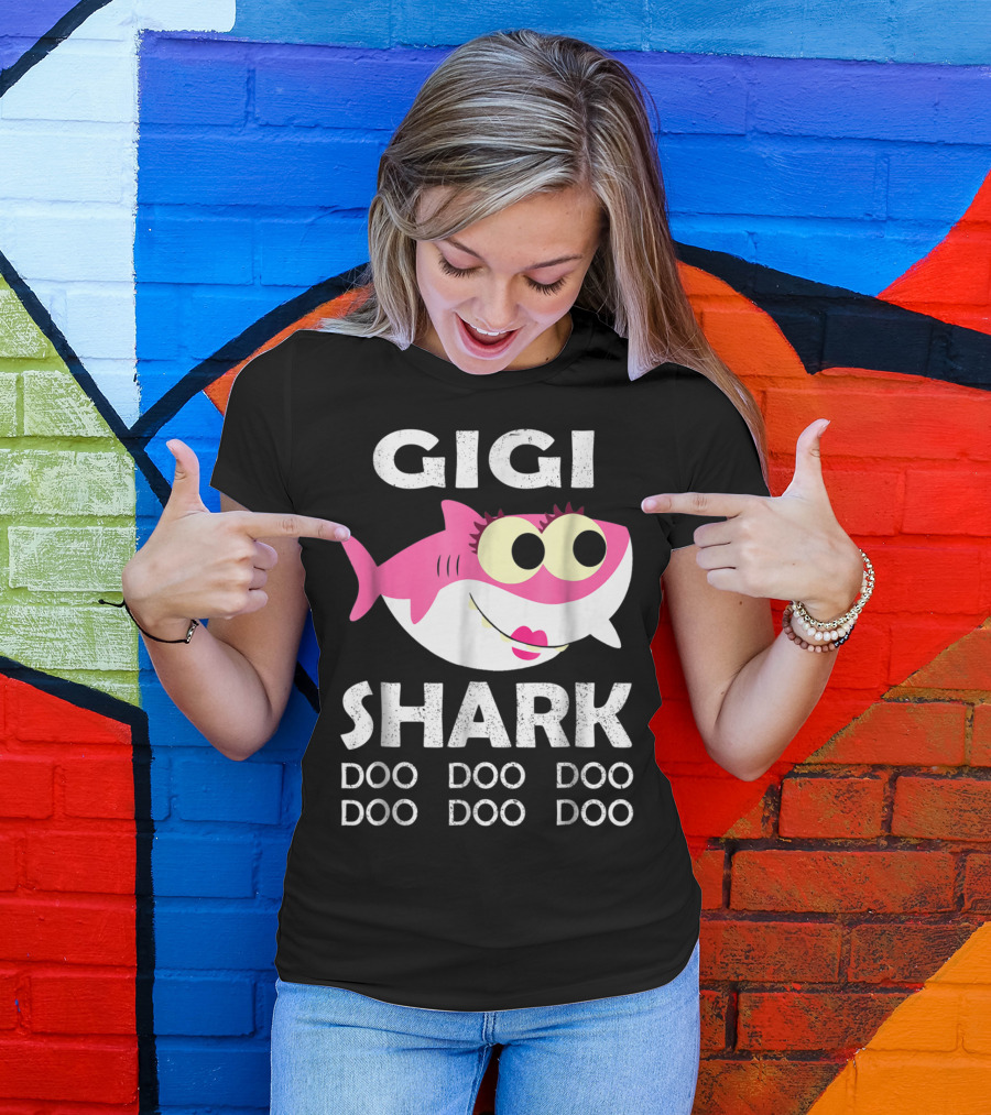 Gigi Shark Doo Doo Doo Doo Family Shark T-Shirt