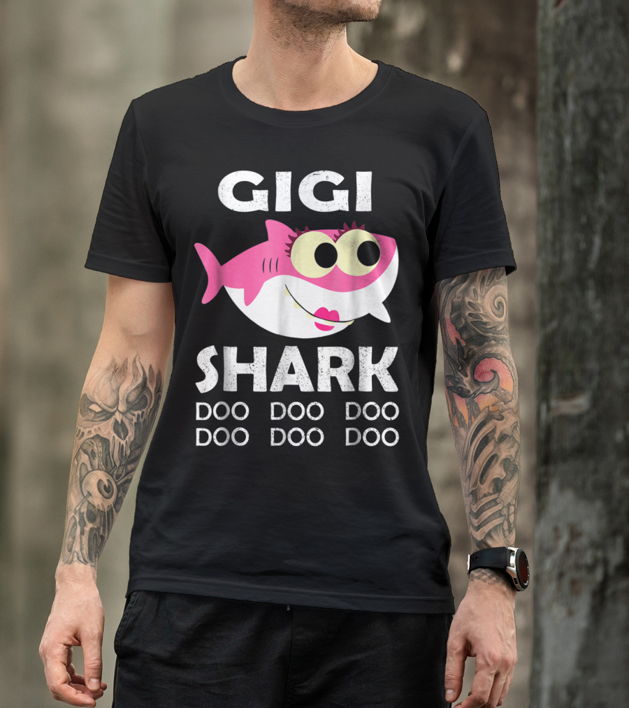 Gigi Shark Doo Doo Doo Doo Family Shark T-Shirt