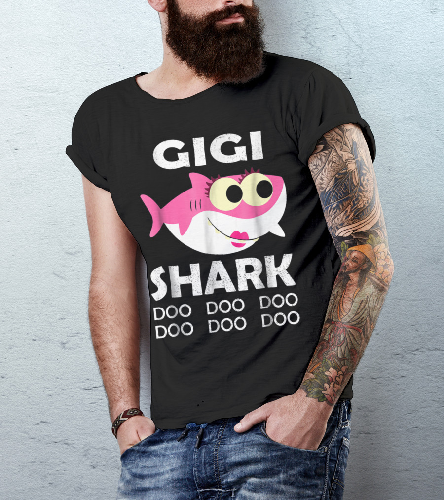 Gigi Shark Doo Doo Doo Doo Family Shark T-Shirt