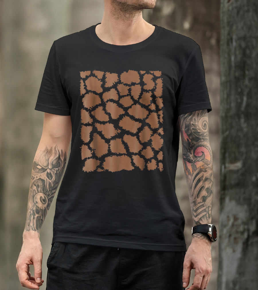 Giraffe Costume Cute Fun Easy Animal Print T-Shirt