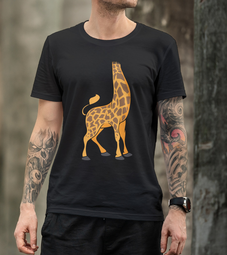 Giraffe Headless Halloween Costume Cool Animal Dressup T-Shirt