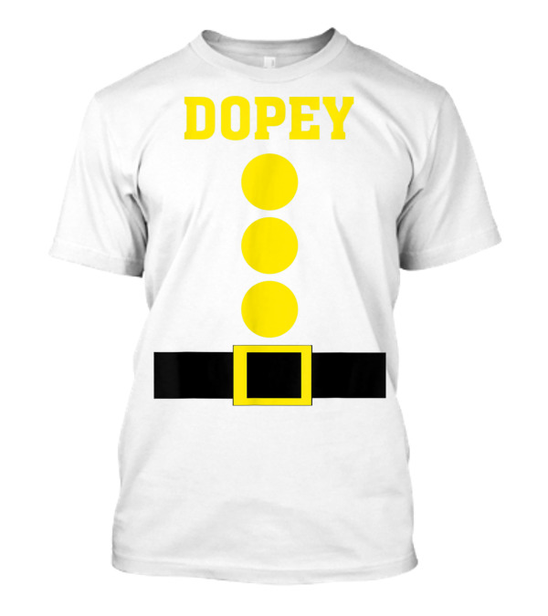 Dopey Green Dwarf Costume Funny Lazy T-Shirt