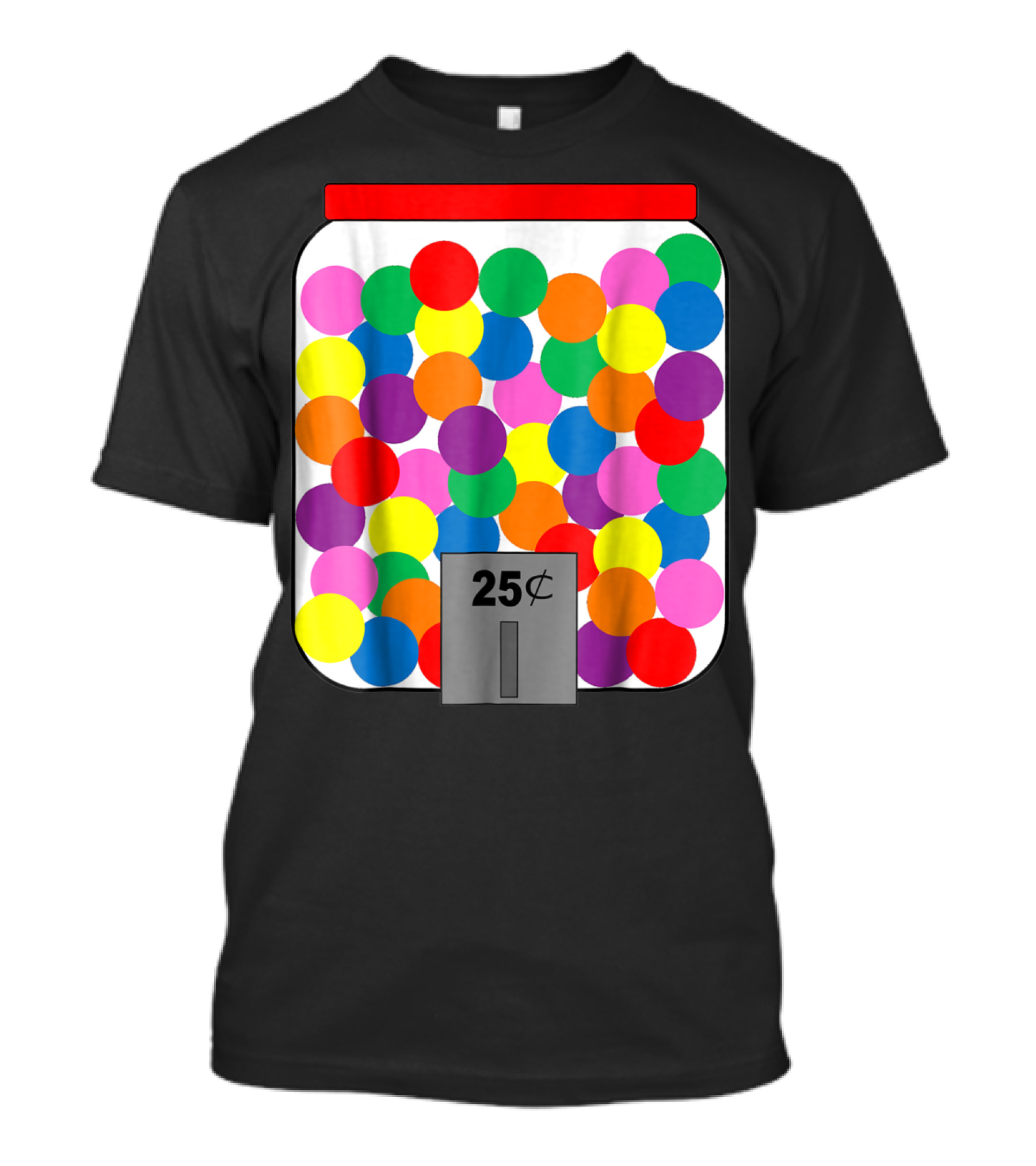 Gumball Machine 25 Cents Halloween Costume Easy T-Shirt