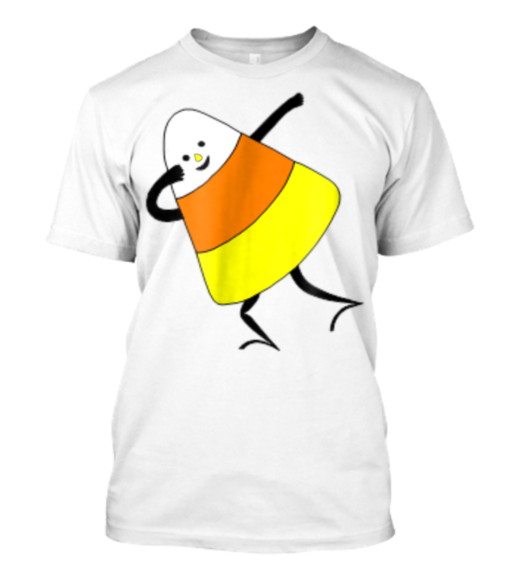 Halloween Candy Corn Dabbing Dance Fun T-Shirt
