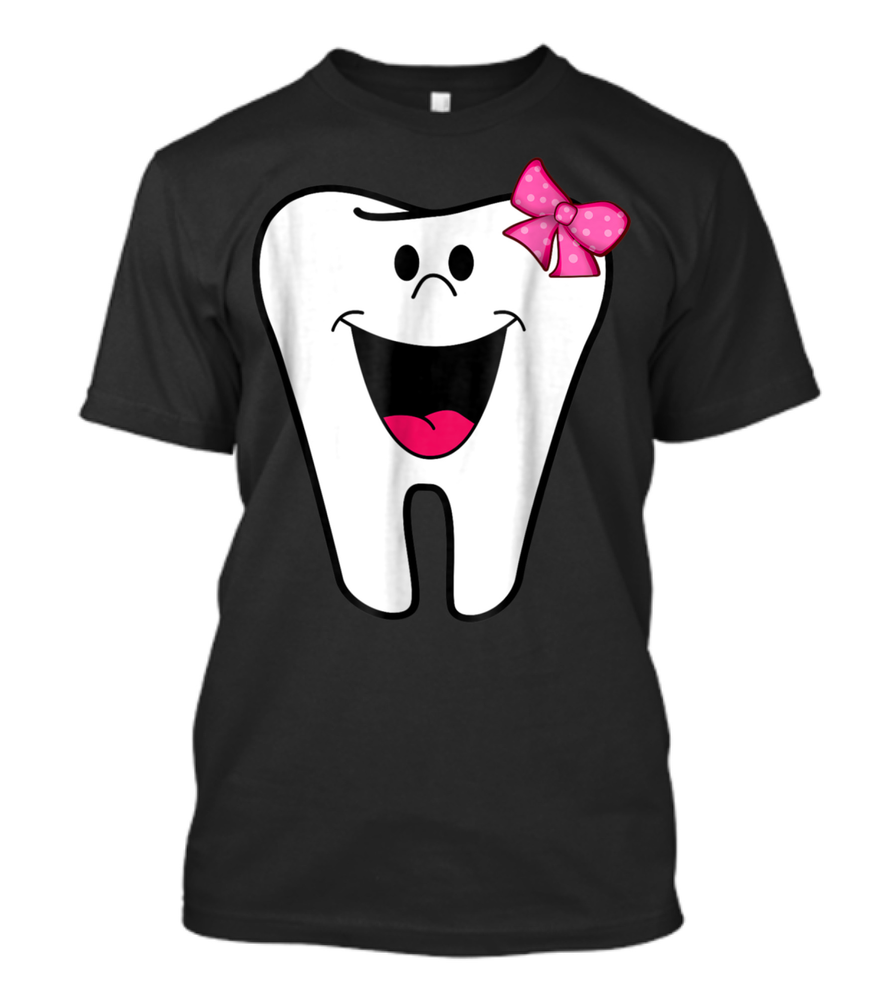 Halloween Tooth Fairy Couples Costume With Cute Pink Bow T-Shirt