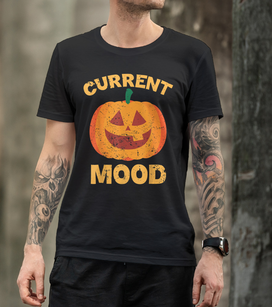 Current Mood Pumpkin Halloween T-Shirt
