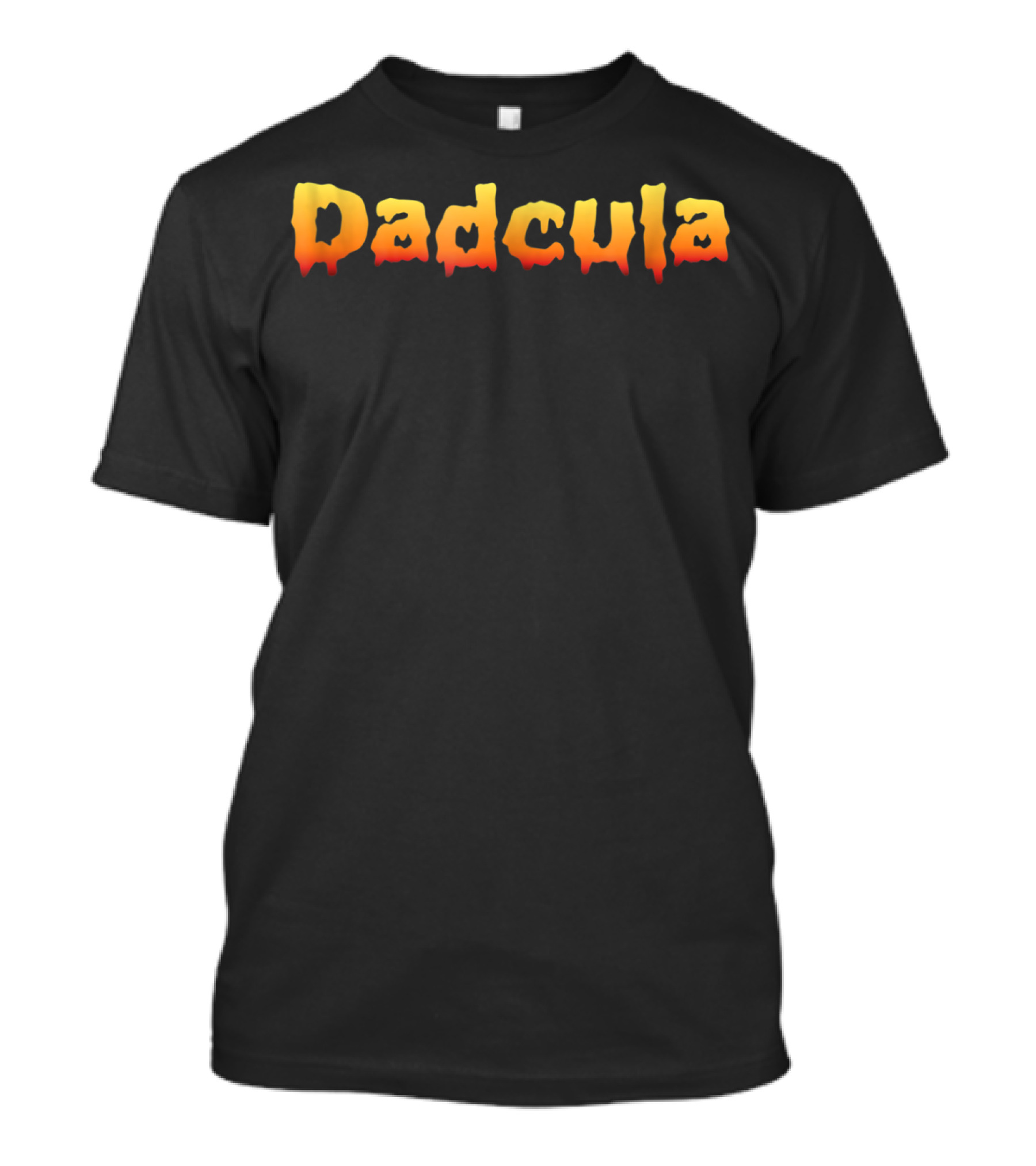 Dadcula Halloween Funny Dad Ghost Vampire Mashup T-Shirt