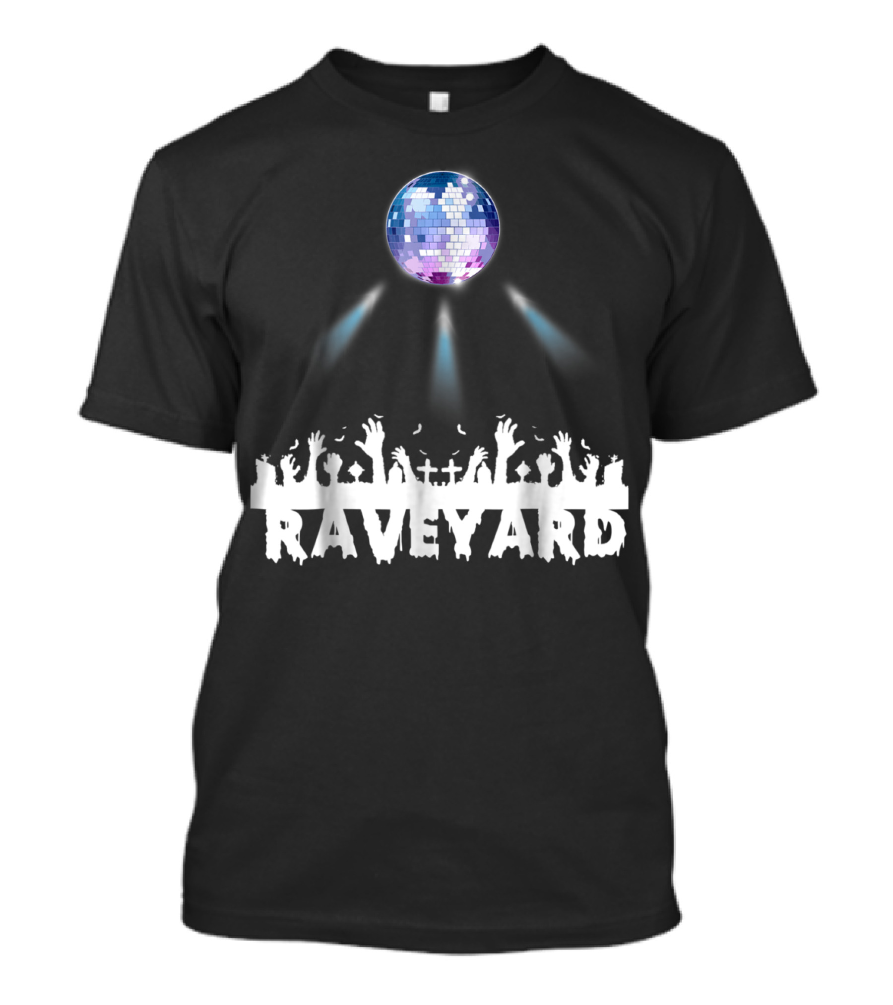 Halloween Dance Costume Girls Raveyard Disco Ball Zombies T-Shirt