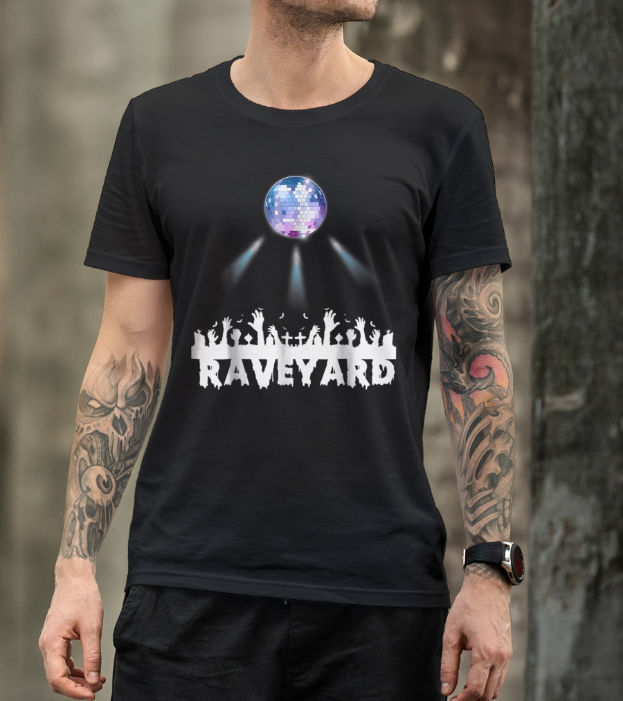 Halloween Dance Costume Girls Raveyard Disco Ball Zombies T-Shirt