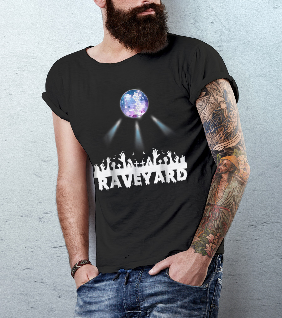 Halloween Dance Costume Girls Raveyard Disco Ball Zombies T-Shirt
