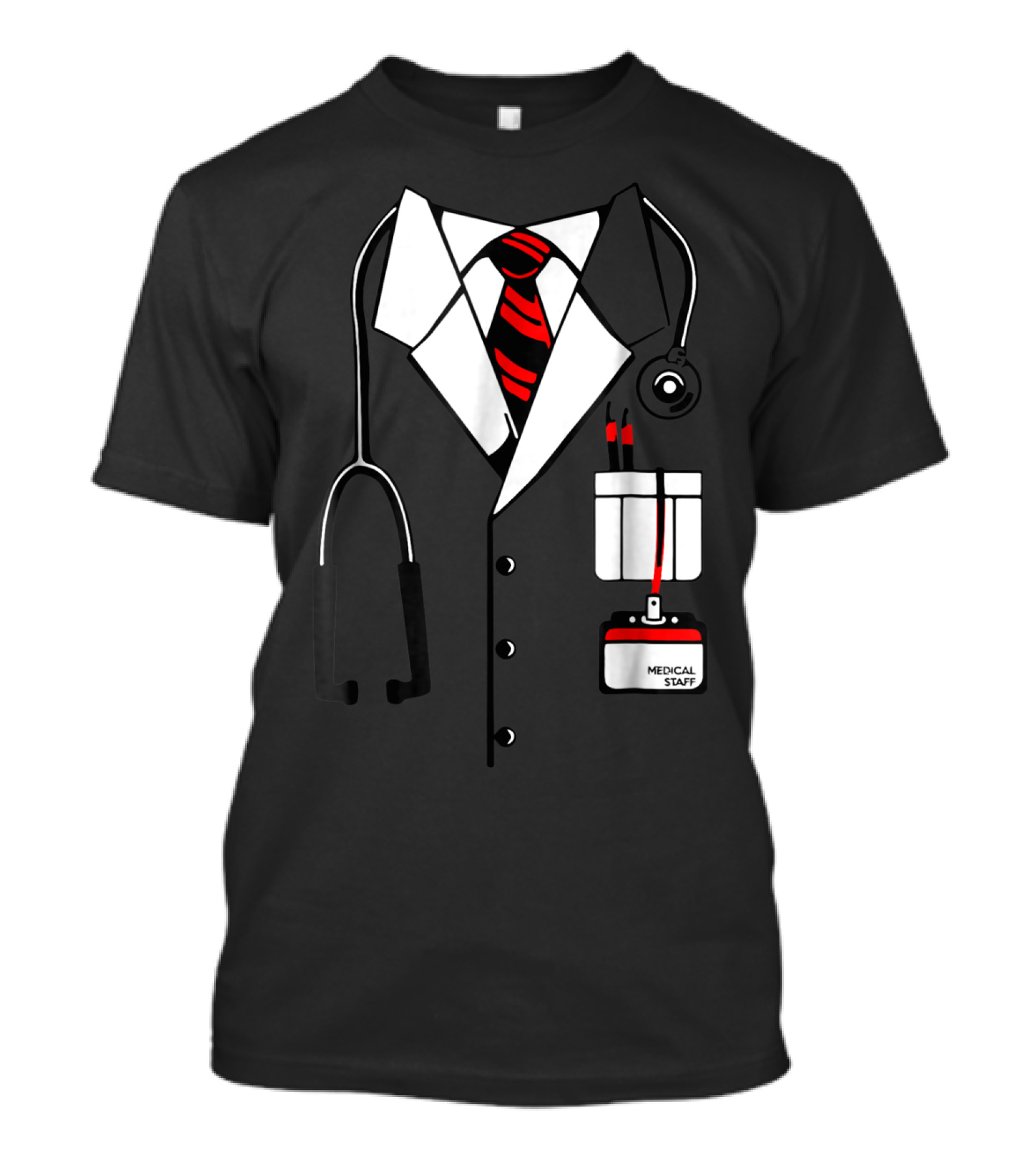 Medical Staff Halloween Doctor Stethoscope Costume T-Shirt