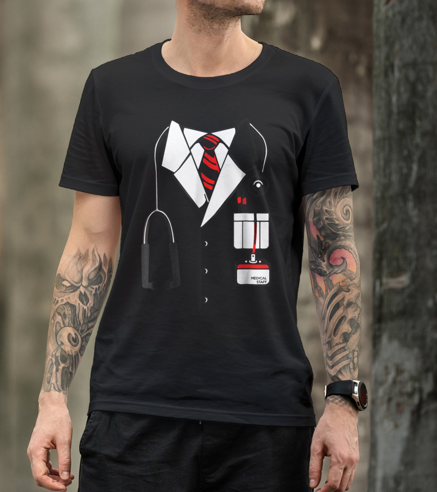 Medical Staff Halloween Doctor Stethoscope Costume T-Shirt