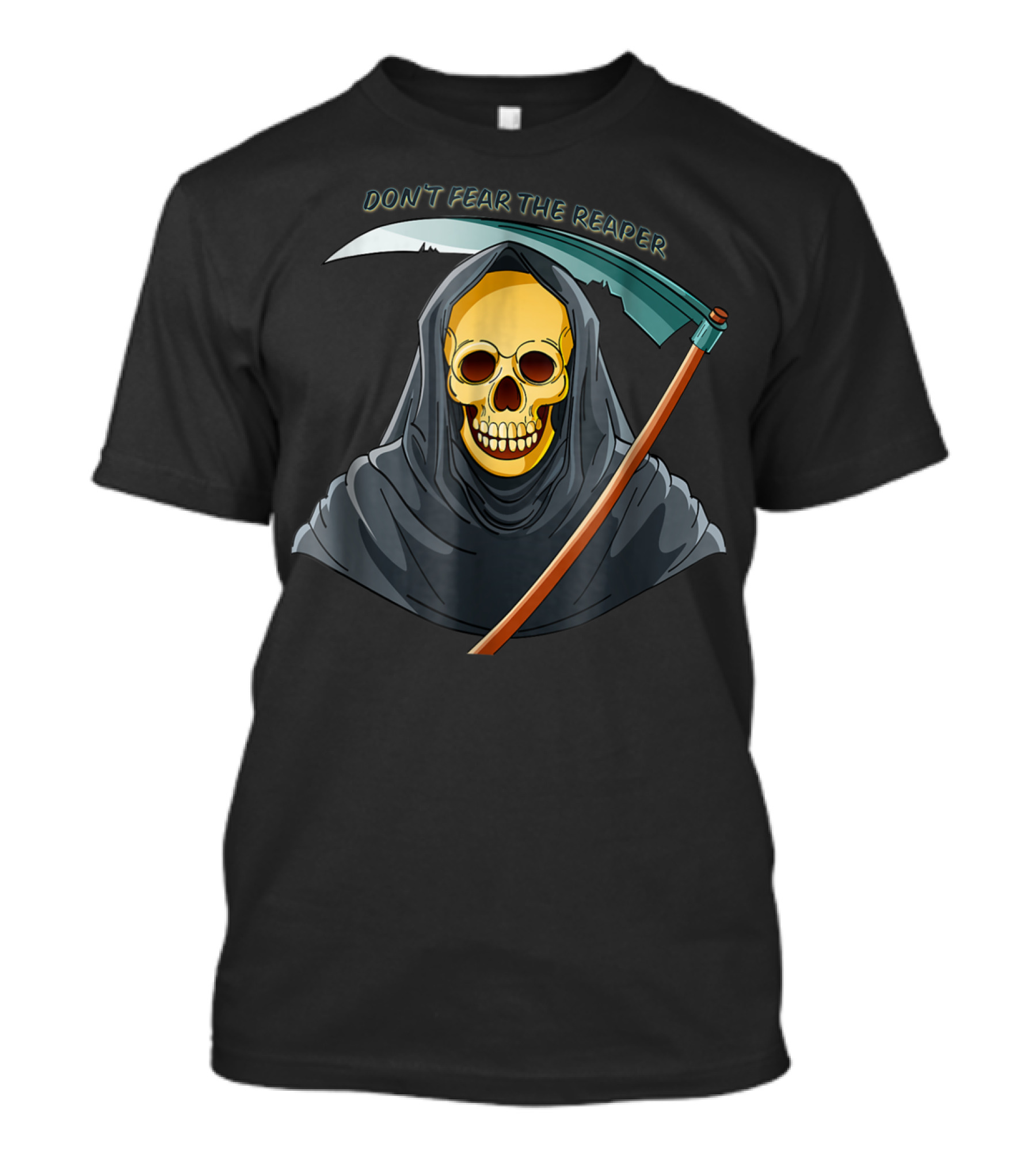 Don't Fear The Reaper Halloween Grim Reaper With Scythe T-Shirt