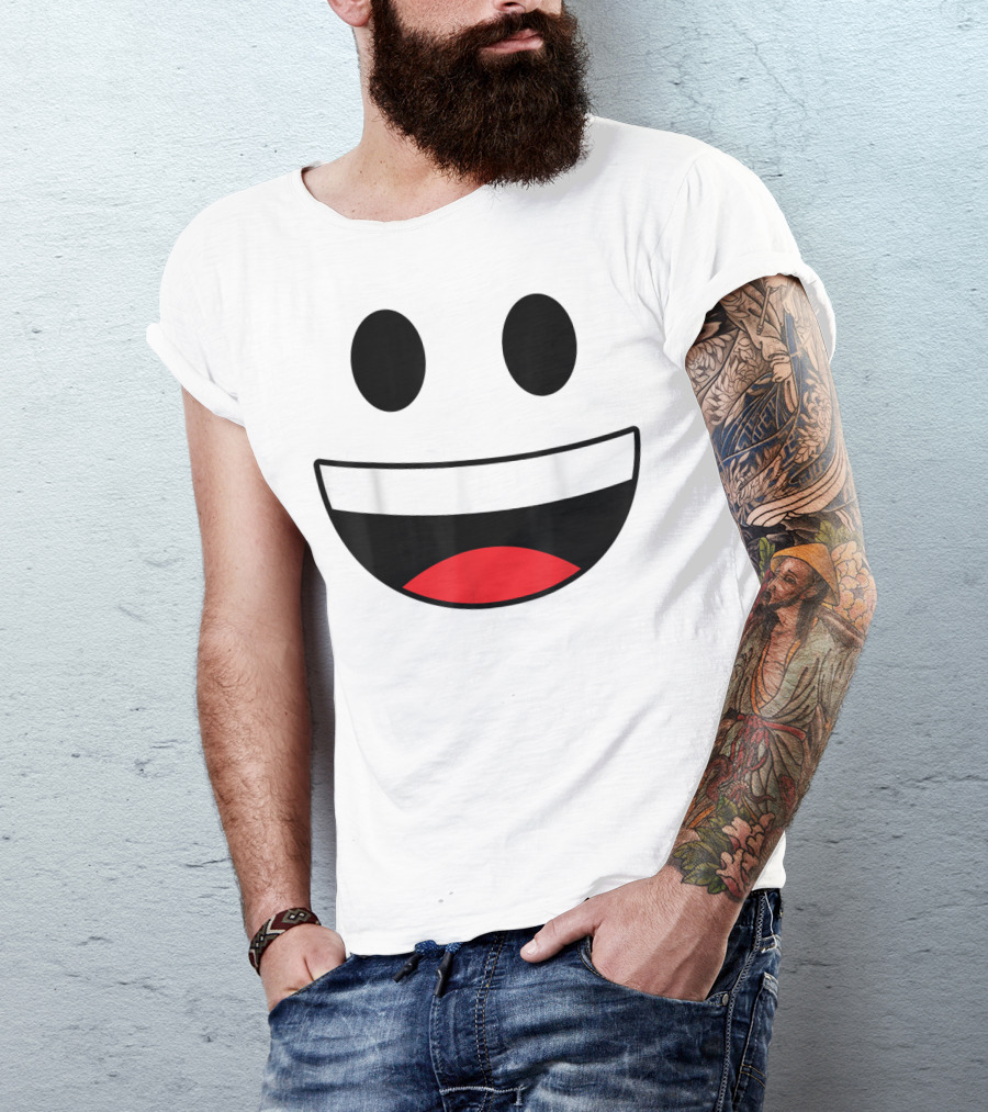 Halloween Costume Happy Emoticon Face T-Shirt