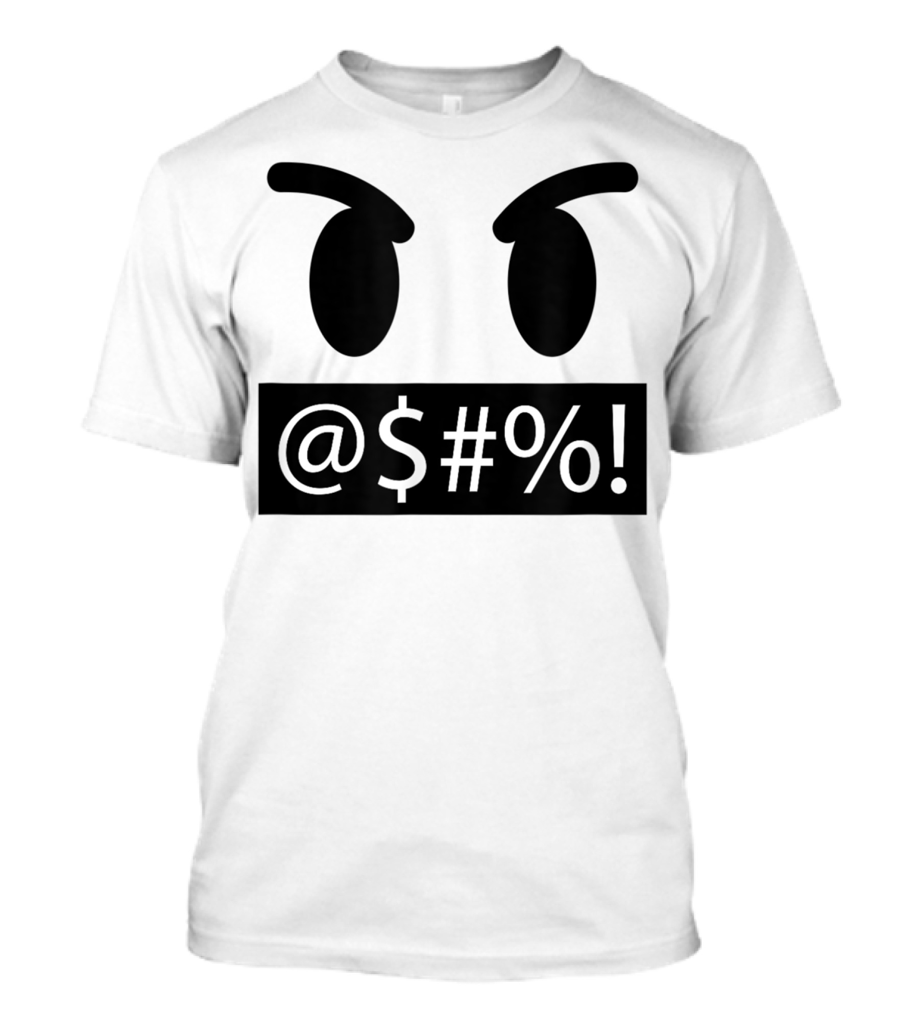 Halloween Costume Serious Swearing Emojis T-Shirt