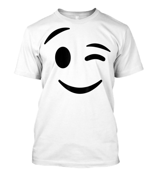 Halloween Emojis Winking Face Wink Costume T-Shirt