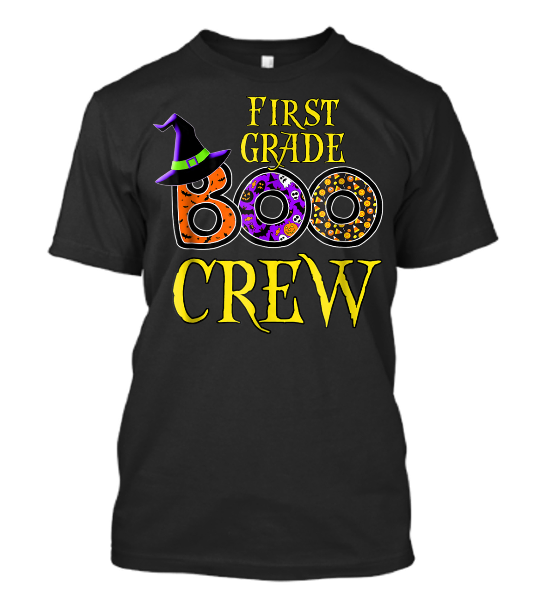 First Grade Boo Crew Halloween Costume T-Shirt