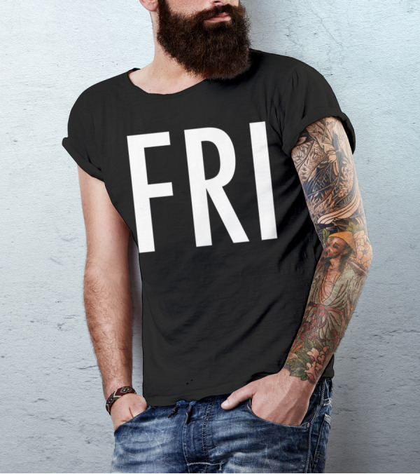 Halloween Friday Costume Group Mon Sun FRI T-Shirt