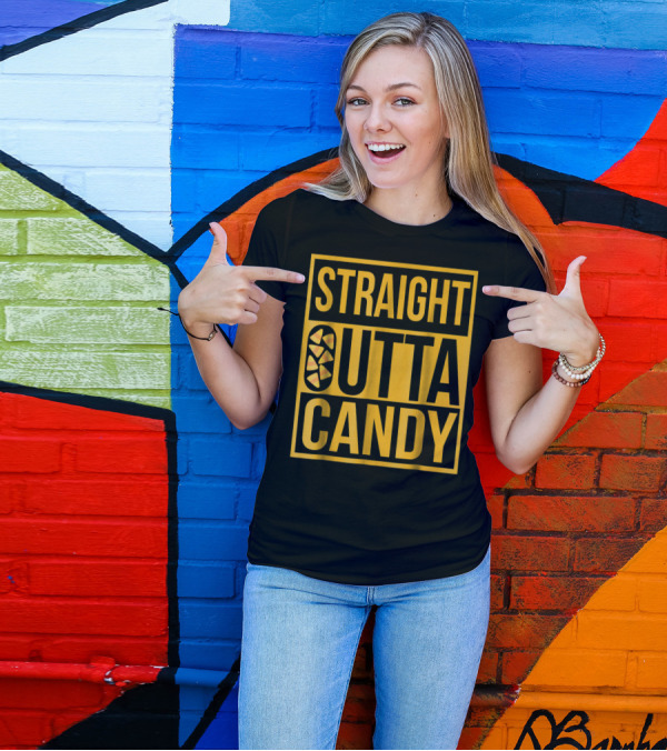 Straight Outta Candy Halloween Funny T-Shirt