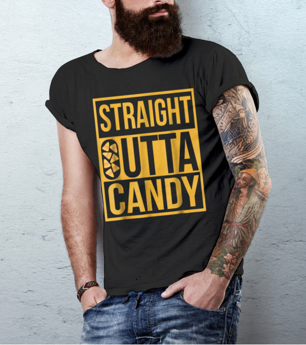 Straight Outta Candy Halloween Funny T-Shirt