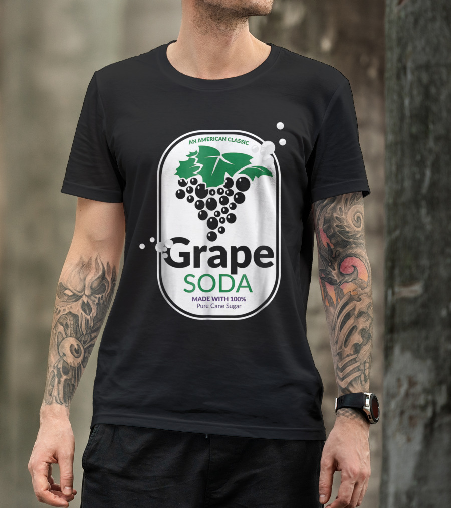 Halloween Group Costume An American Classic Grape Soda Made With 100% Pure Cane Sugar T-Shirt