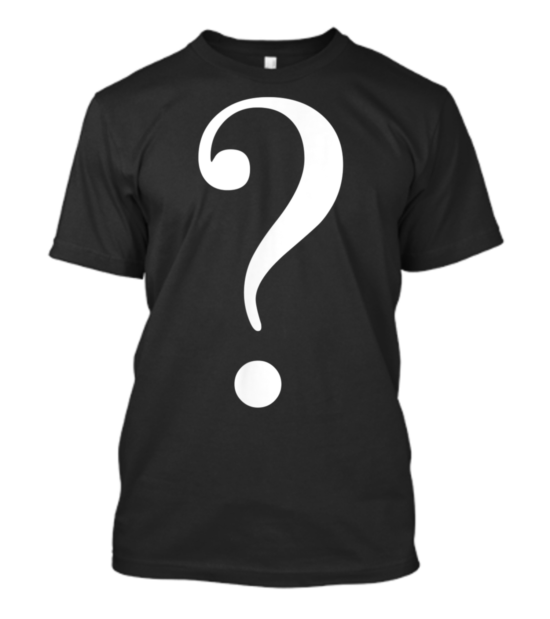 Halloween Guess Who Question Mark Mystery Group T-Shirt