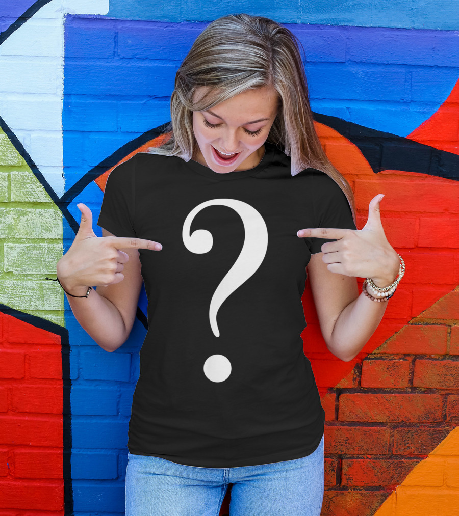 Halloween Guess Who Question Mark Mystery Group T-Shirt