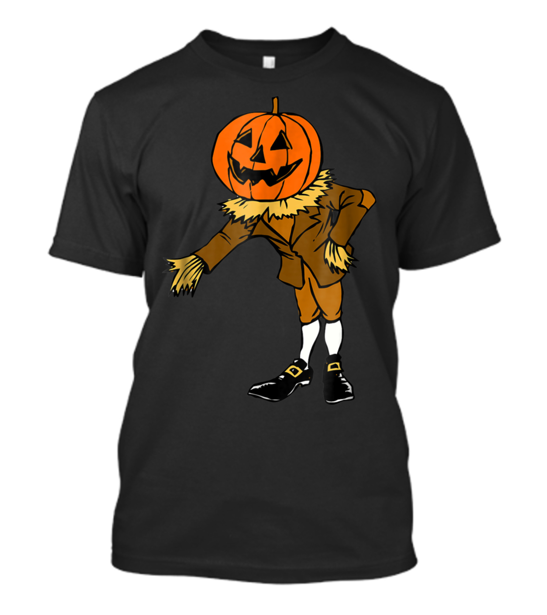 Halloween Jacko'lantern Pumpkin King In Classic Scarecrow T-Shirt