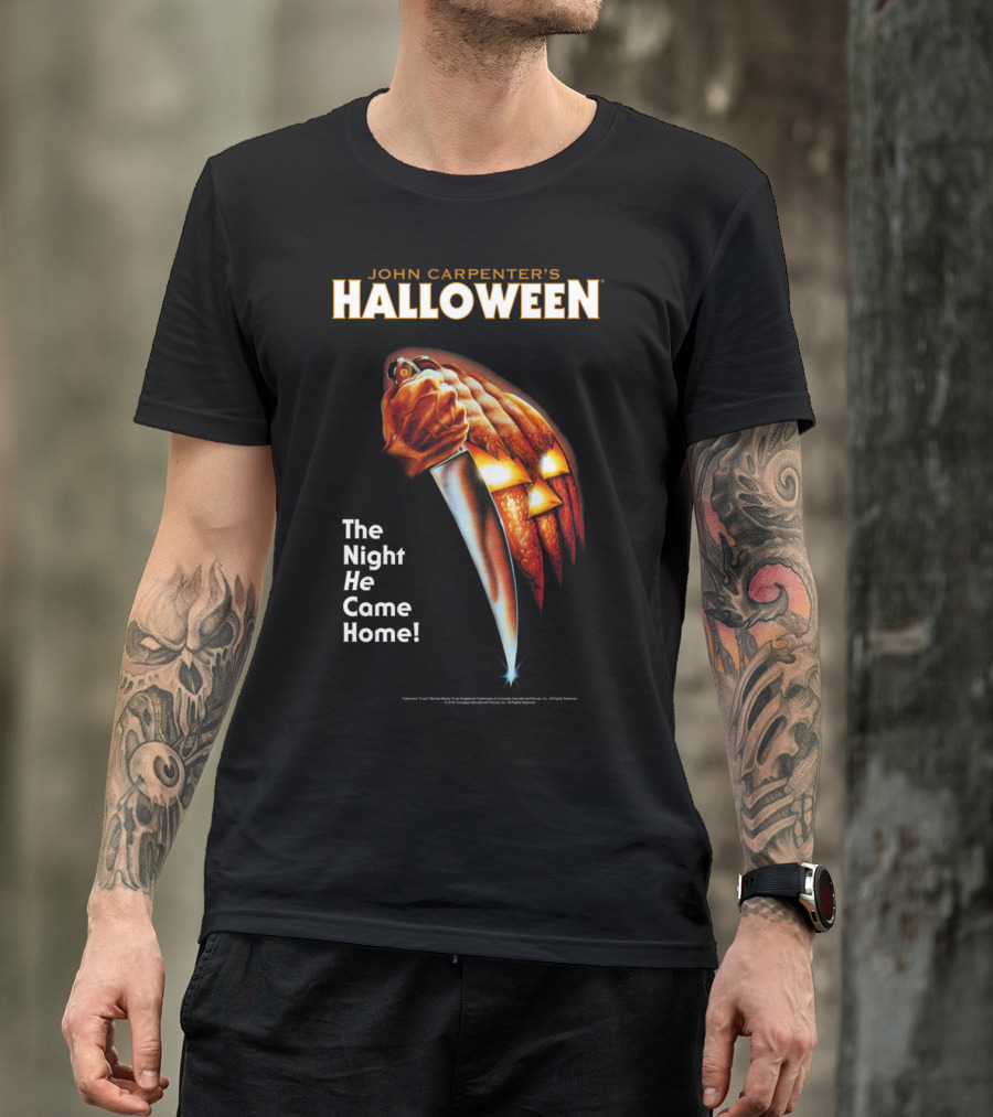 John Carpenter's Halloween The Night He Came Home T-Shirt