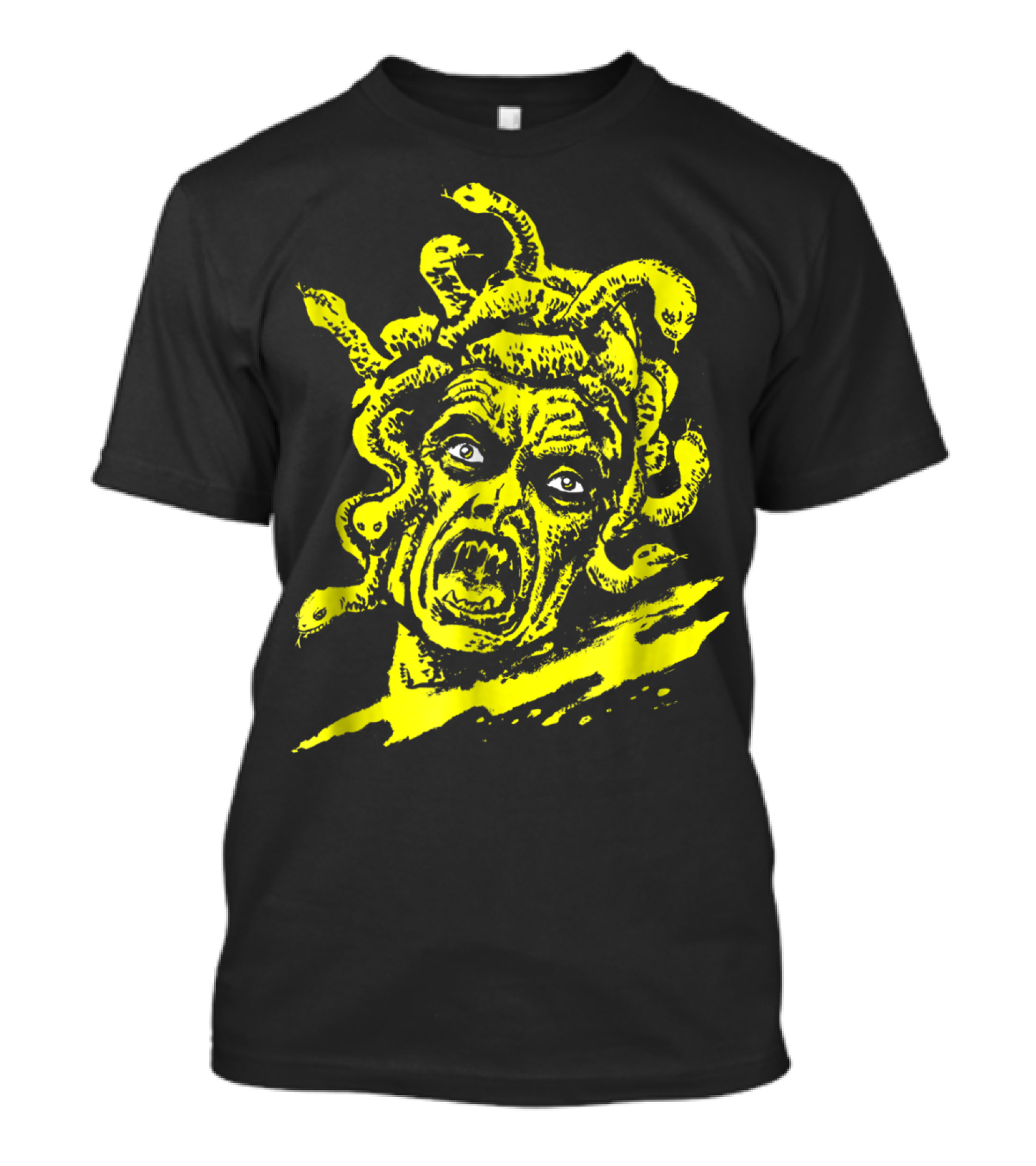 Halloween Medusa Scary Greek Mythology Monster Serpent Hair T-Shirt