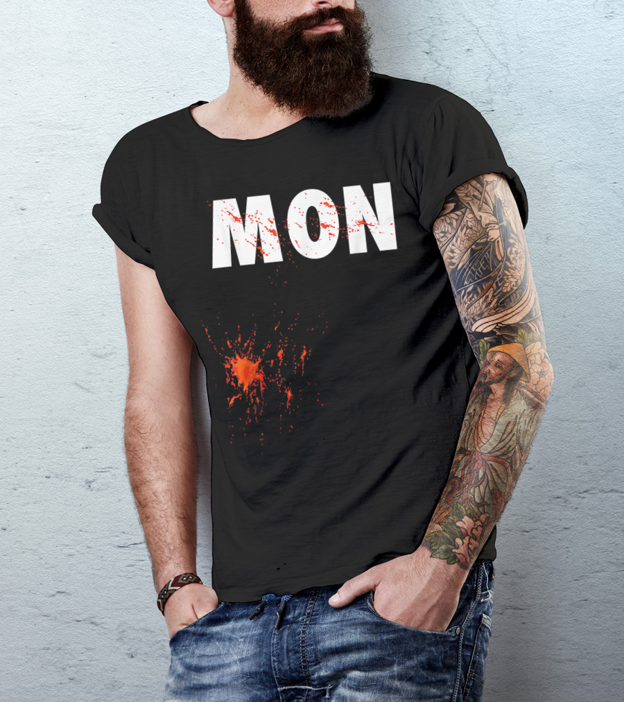 Halloween Monday Bloody MON Group T-Shirt