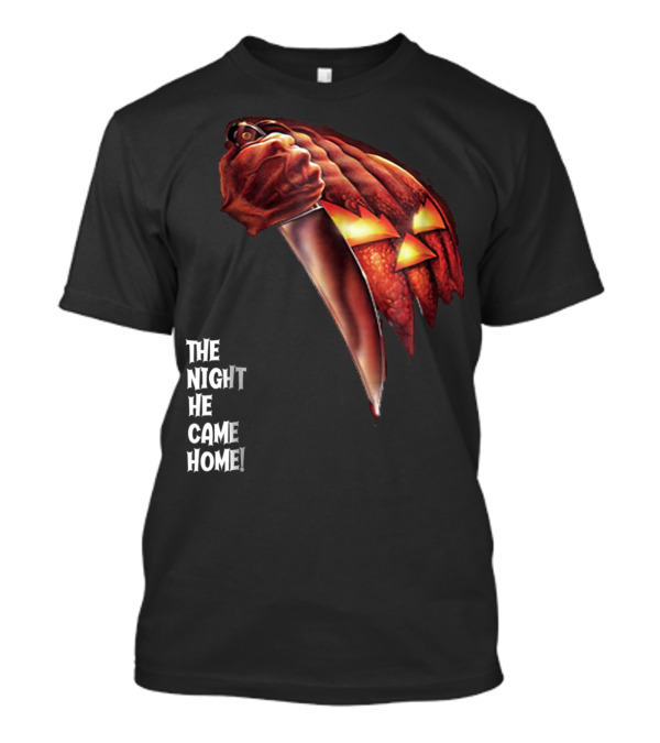 Halloween Pumpkin Knife The Night He Came Home T-Shirt