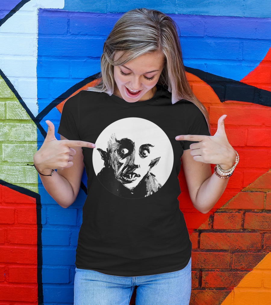 Nosferatu Halloween Vampire Monster Dracula Iconic T-Shirt