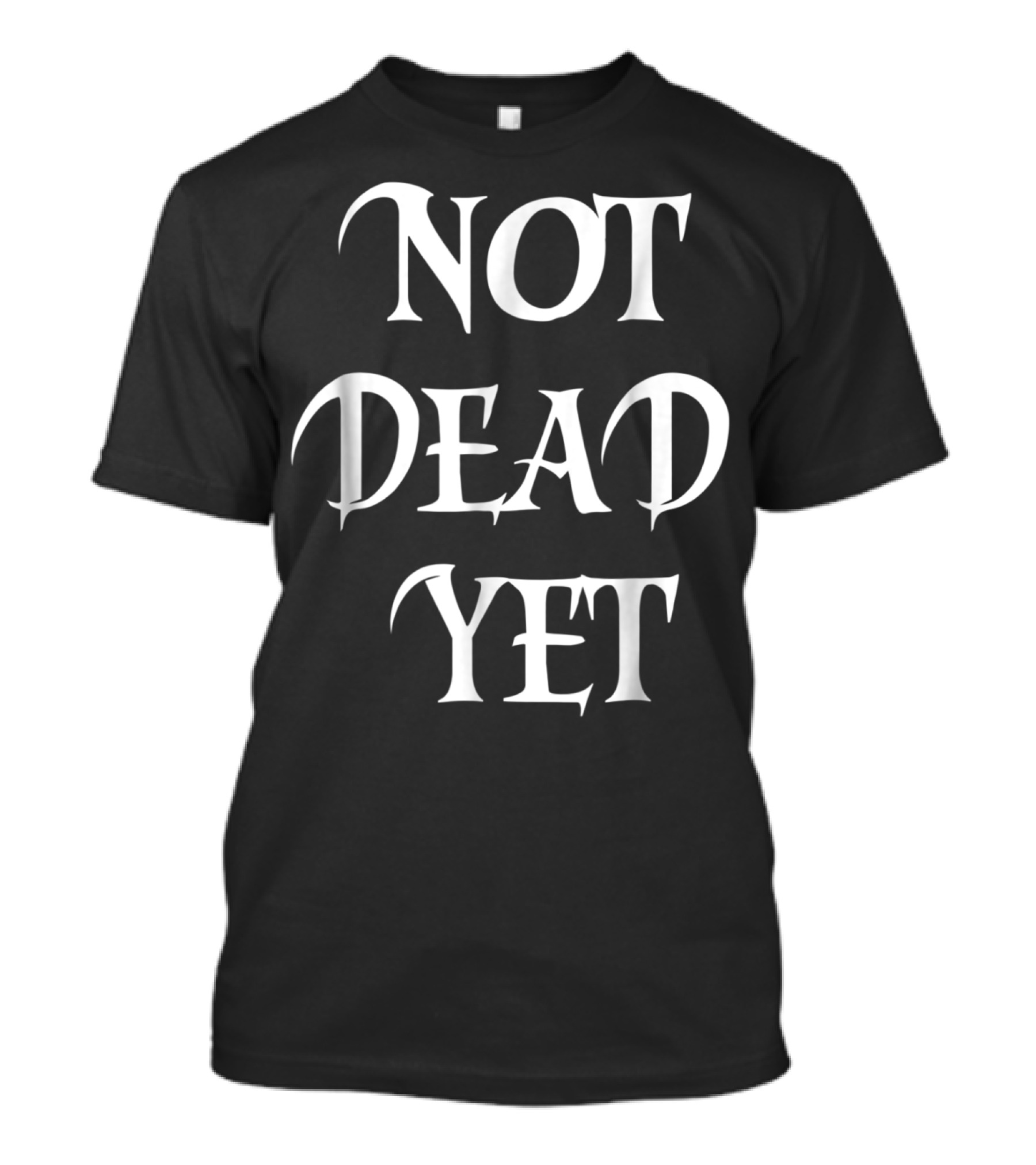 Not Dead Yet Halloween Zombie Veteran T-Shirt