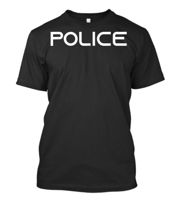 Halloween Police Officer Costume T-Shirt