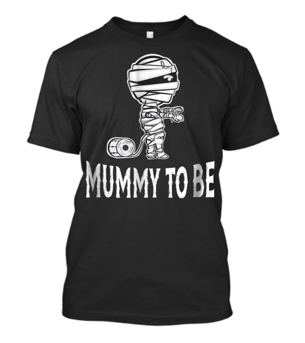 Halloween Pregnancy Announcement Mummy To Be Baby Announcement T-Shirt