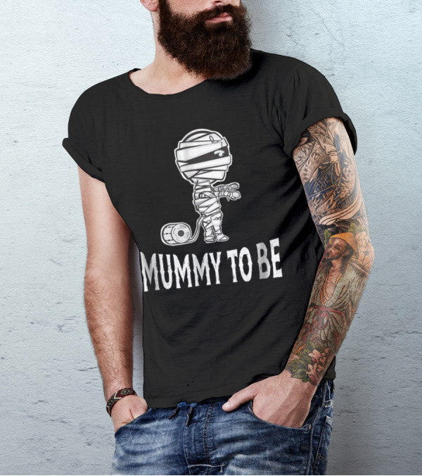 Halloween Pregnancy Announcement Mummy To Be Baby Announcement T-Shirt