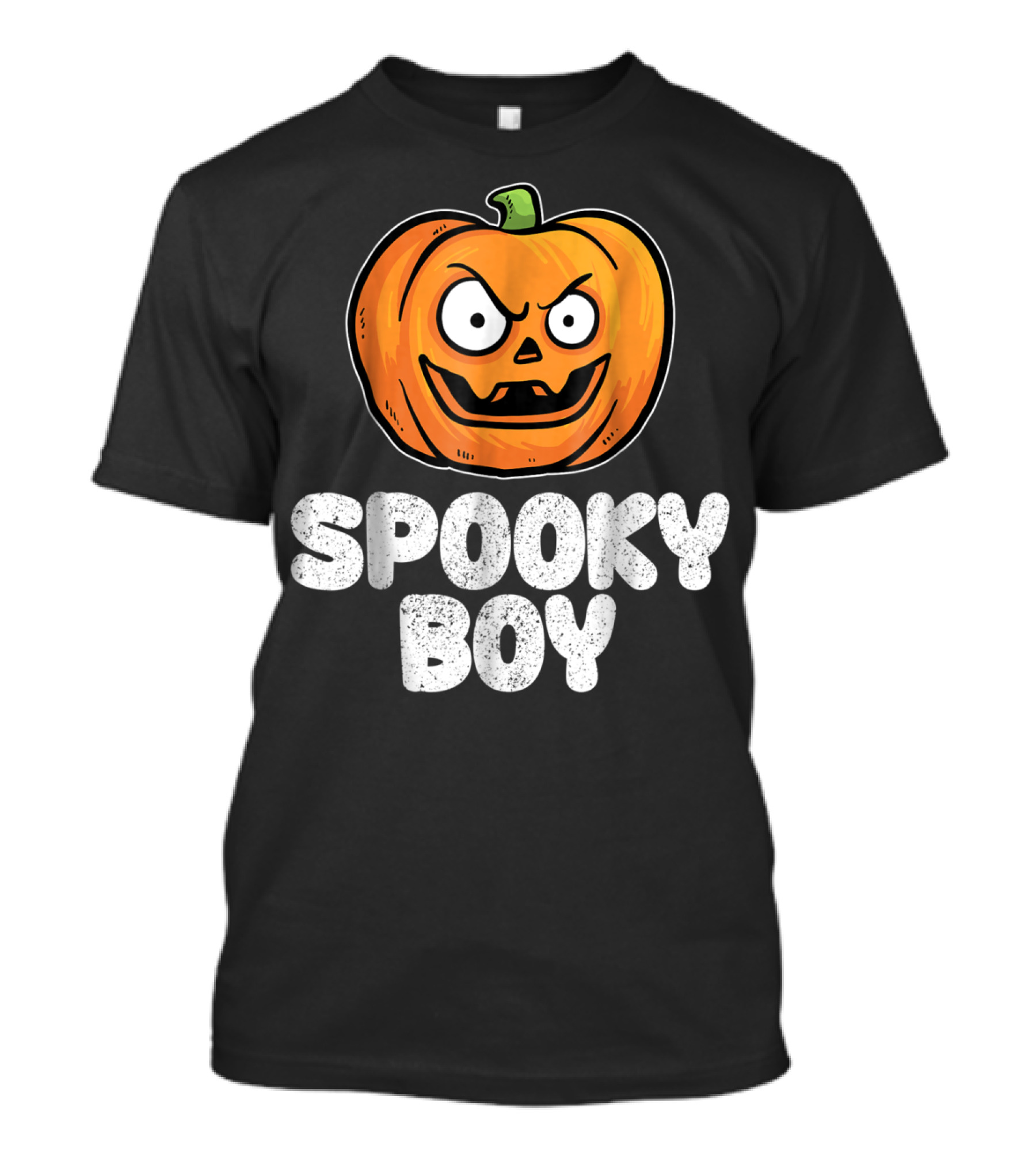 Spooky Boy Halloween Pumpkin Funny Scary T-Shirt