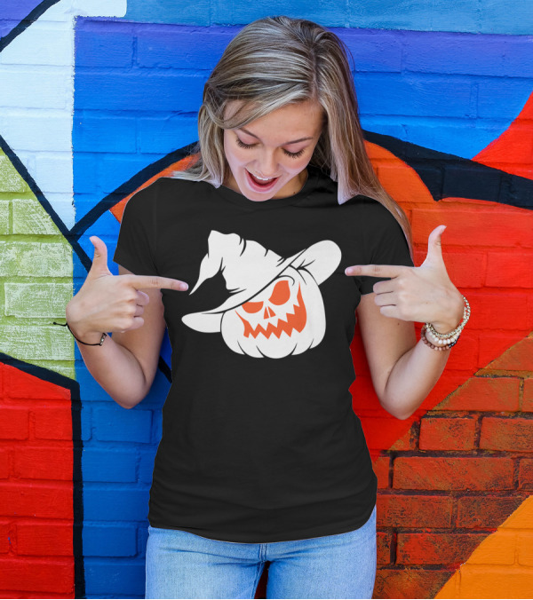 Halloween Pumpkin Witch Jackolantern T-Shirt