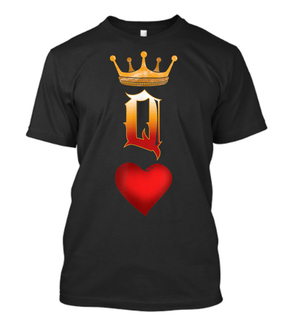 Queen Of Hearts Crown Halloween Symbol Fun T-Shirt