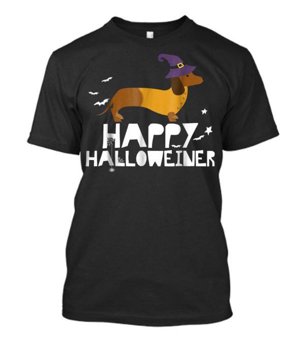 Happy HalloWeiner Halloween Dachshund Dog T-Shirt
