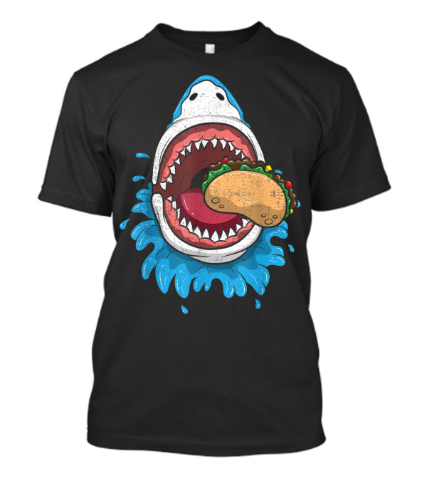 Halloween Shark Taco Fiesta Mexican T-Shirt