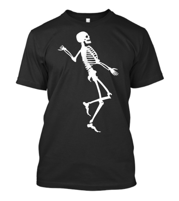 Halloween Cringe Hype Skeleton Bones Dance T-Shirt